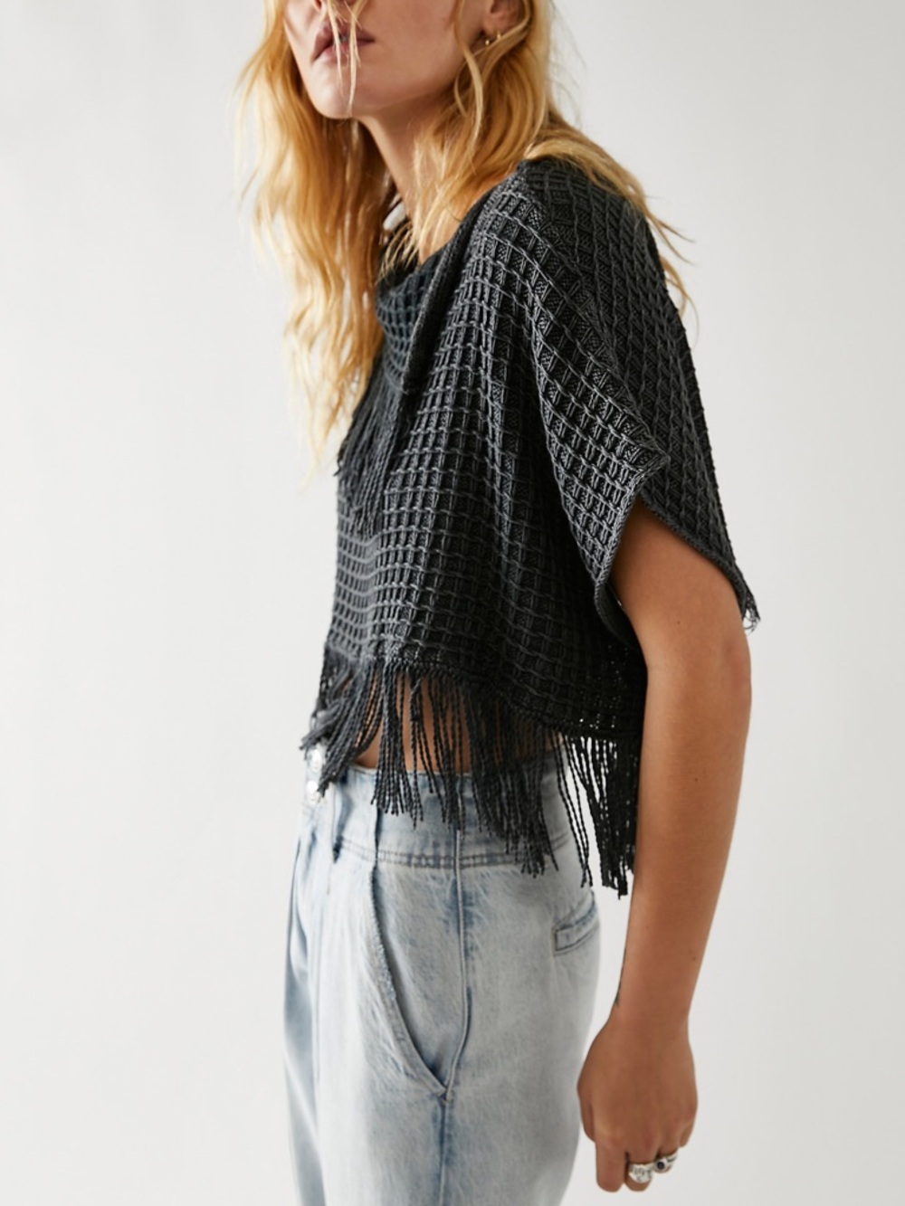 NWT Free People Great Plains Poncho Size XS/S